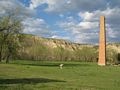 deMores Packing Plant chimney
