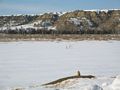 Badlands in winter