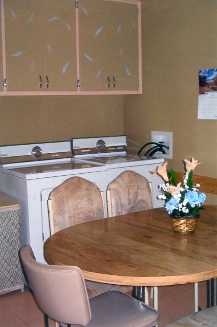 Laundry in main kitchen