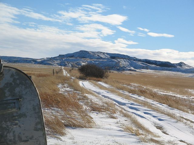 Path leading to White Butte